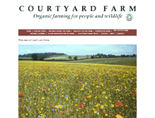 Tablet Screenshot of courtyardfarm.co.uk